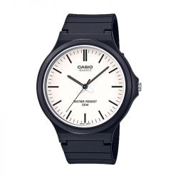 Montre homme casio résine noire mw-240-7evef - analogiques - edora - 0
