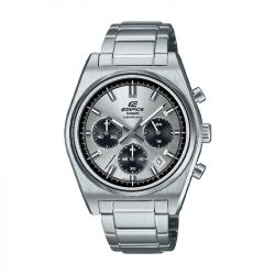 Montre homme chronographe casio edifice acier gris efb-730d-7avuef - chronographes - edora - 0