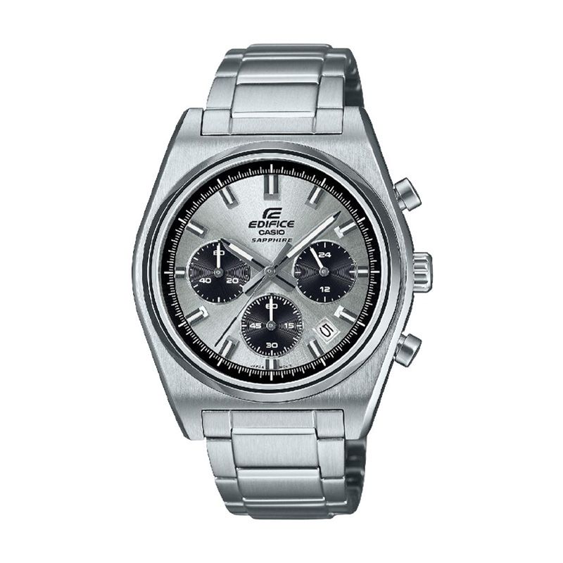 Montre homme chronographe casio edifice acier gris efb-730d-7avuef - chronographes - edora