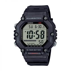 Montre mixte dgitale casio sport résine noire ae-1600h-1avef - digitales - edora - 0