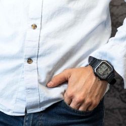 Montre mixte dgitale casio sport résine noire ae-1600h-1avef - digitales - edora - 1