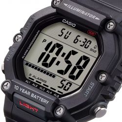 Montre mixte dgitale casio sport résine noire ae-1600h-1avef - digitales - edora - 2