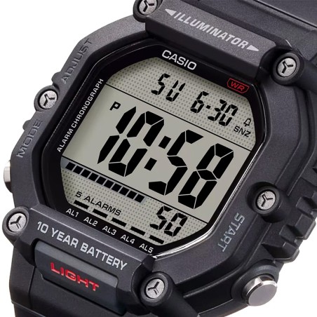 Montre mixte dgitale casio sport résine noire ae-1600h-1avef – digitales