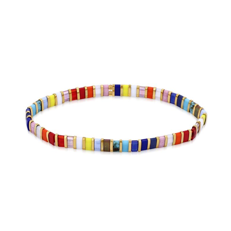 Bracelet femme edora perles miyuki tila multicolores fw029 - bracelets-femme - edora