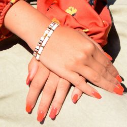 Bracelet femme edora perles miyuki tila bleues et dorées tibr054 - bracelets-femme - edora - 1