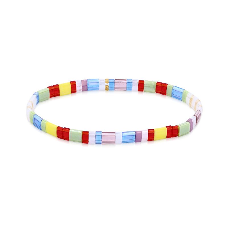 Bracelet femme edora perles miyuki tila multicolores tibr063 - bracelets-femme - edora