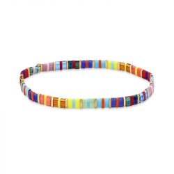 Bracelet femme edora perles miyuki tila multicolores tibr237 - bracelets-femme - edora - 0