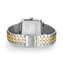 Coffret montre femme cluse la tétragone acier bicolore cg10326 - montre cluse or & argent, montre cluse doré - - analogiques - edora - 4