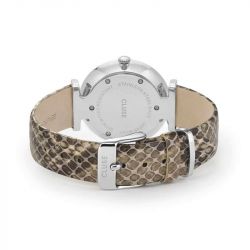 Montre femme cluse triomphe cuir gris python cw0101208009 - montre cluse or & argent, montre cluse doré - - analogiques - edora - 3