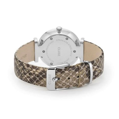 Montre femme cluse triomphe cuir gris python cw0101208009 – analogiques