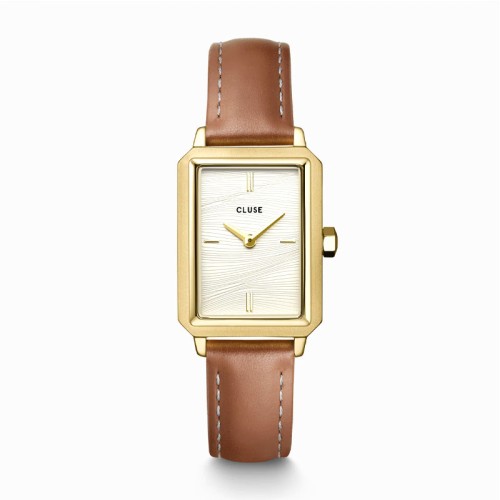 Montre Femme Cluse Fluette Cuir Marron CW11515