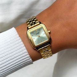 Montre femme cluse gracieuse petite acier doré cw11818 - montre cluse or & argent, montre cluse doré - - analogiques - edora - 1