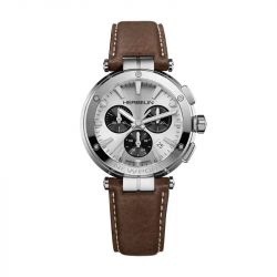 Montre femme  herbelin newport cuir marron 37658ap42ma - analogiques - edora - 0