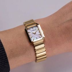 Montre femme herbelin octogÔne acier doré  17556bp1n19 - analogiques - edora - 1