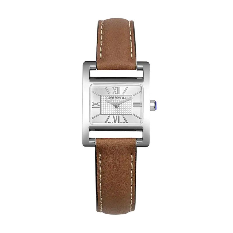 Montre femme herbelin ve avenue cuir marron 17537ap08gd - analogiques - edora