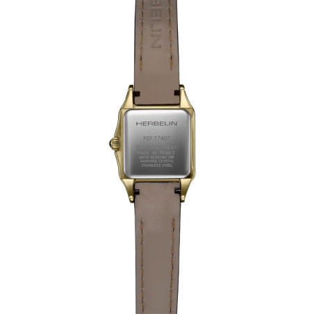 Montre femme herbelin luna mini cuir marron 17407p1n08gd – analogiques