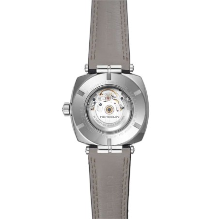 Montre homme automatique herbelin newport cuir et tissu bleu 1774an154 – analogiques