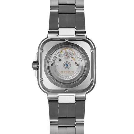 Montre homme herbelin cap camarat square acier gris 1646b115 – analogiques