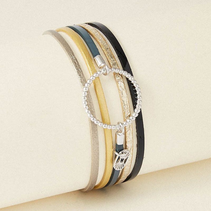 Bracelet femme flowers for zoÉ annabelle cuir annabelle955t1 - bracelets-femme - edora