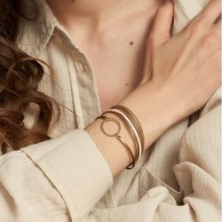 Bracelet femme flowers for zoÉ annabelle cuir  annabelle959t1 - bracelets-femme - edora - 1