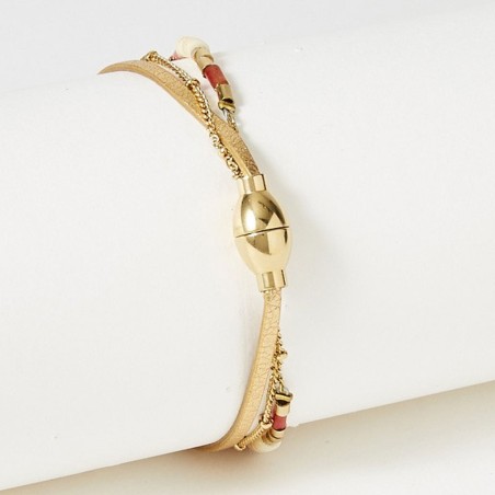 Bracelet femme flowers for zoé appoline  cuir  appoline310bt1 – bracelets femme