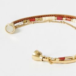 Bracelet femme flowers for zoÉ appoline  cuir  appoline310bt1 - bracelets-femme - edora - 3