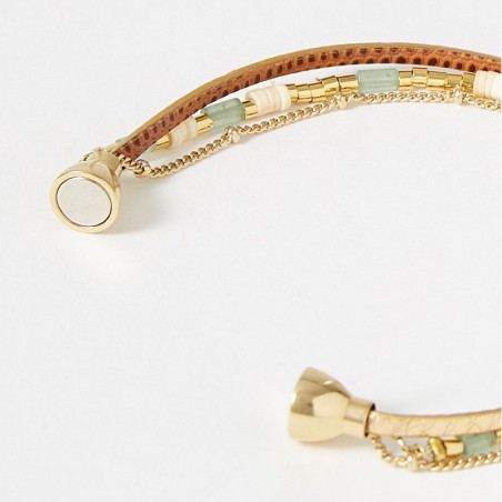 Bracelet femme flowers for zoé appoline  cuir  appoline310jt1 – bracelets femme