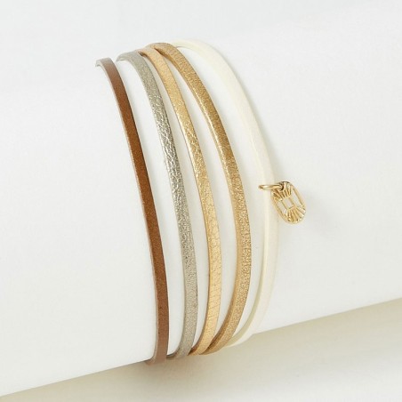 Bracelet femme flowers for zoé artiste cuir  artiste959t1 – bracelets femme