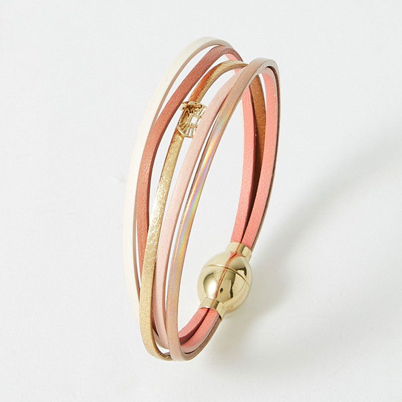 Bracelet femme flowers for zoÉ artiste cuir  artiste960t1 - bracelets-femme - edora