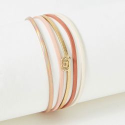 Bracelet femme flowers for zoÉ artiste cuir  artiste960t1 - bracelets-femme - edora - 2