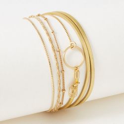 Bracelet femme flowers for zoÉ clover cuir  clover310t1 - bracelets-femme - edora - 0