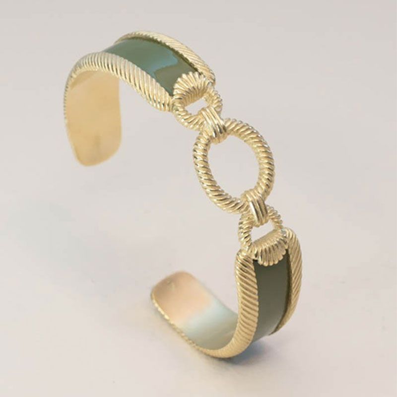 Bracelet femme jonc flower for zoÉ harvey doré harvey312tu - joncs - edora