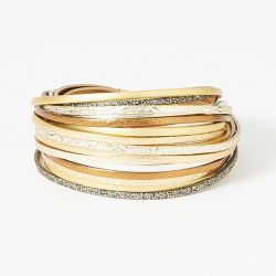 Bracelet femme flowers for zoÉ magnum my way  cuir magnum959t1 - bracelets-femme - edora - 0