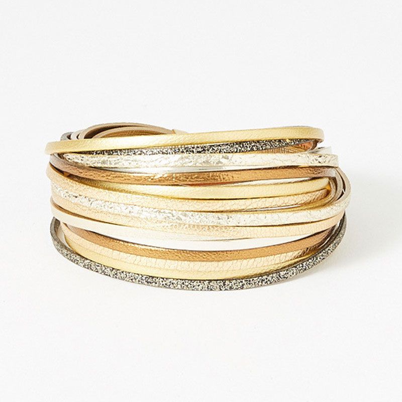 Bracelet femme flowers for zoÉ magnum my way  cuir magnum959t1 - bracelets-femme - edora