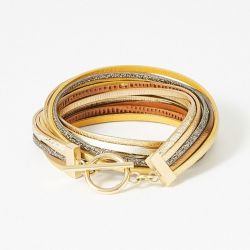 Bracelet femme flowers for zoÉ magnum my way  cuir magnum959t1 - bracelets-femme - edora - 2