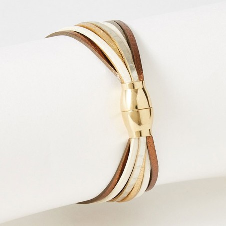 Bracelet femme flowers for zoé malicieux my way  cuir malicieux959t1 – bracelets femme