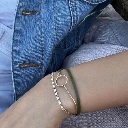 Bracelet femme flowers for zoé tabatha olive vernis tabatha312t1 – bracelets femme