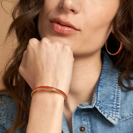 Bijoux flowersforzoé: flowersforzoé bracelet & boucles d’oreilles - edora - joncs - edora - 2