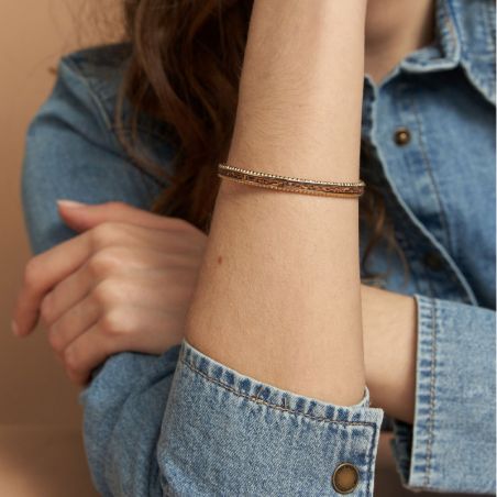 Bijoux flowersforzoé: flowersforzoé bracelet & boucles d’oreilles - edora - joncs - edora - 2