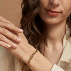 Bracelet femme jonc flowers for zoÉ tuesday flowerprint  tuesday457tu - joncs - edora - 1