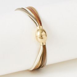 Bracelet femme flowers for zoÉ annabelle cuir  annabelle959t2 - bracelets-femme - edora - 3