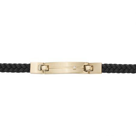 Bracelet cuir homme: bracelet homme cuir tressé & bracelet perlé - bracelet-cuir-homme - edora - 2