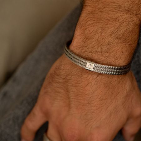 Bracelets acier : bracelet acier inoxydable homme & femme - bracelets-homme - edora - 2