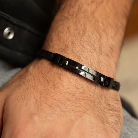 Phebus homme - bracelet-cuir-homme - edora - 1