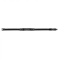 Bracelet homme phebus manuel cuir et diamant 50300012 - bracelet-cuir-homme - edora - 2