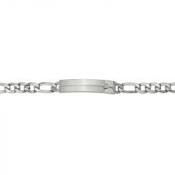 Bracelet homme phebus olivier acier gris et diamant 50300014 - bracelets-homme - edora - 1