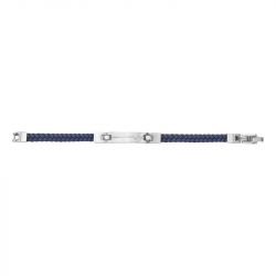 Bracelet homme phebus olivier cuir et diamant 50300010 - bracelet-cuir-homme - edora - 1