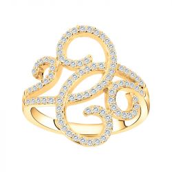 Bague femme EDORA Plaqué or et Oxydes EDO76100024