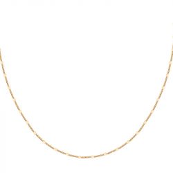 Collier femme chaîne  pastilles plates edora plaqué or edo66700068 - colliers-femme - edora - 0