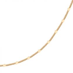 Collier femme chaîne  pastilles plates edora plaqué or edo66700068 - colliers-femme - edora - 1